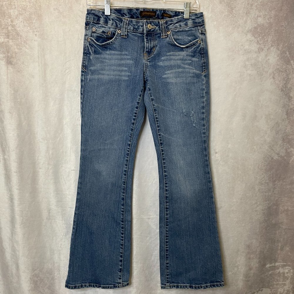 Aéropostale Y2K Stretch Boot Jeans 3/4 Short